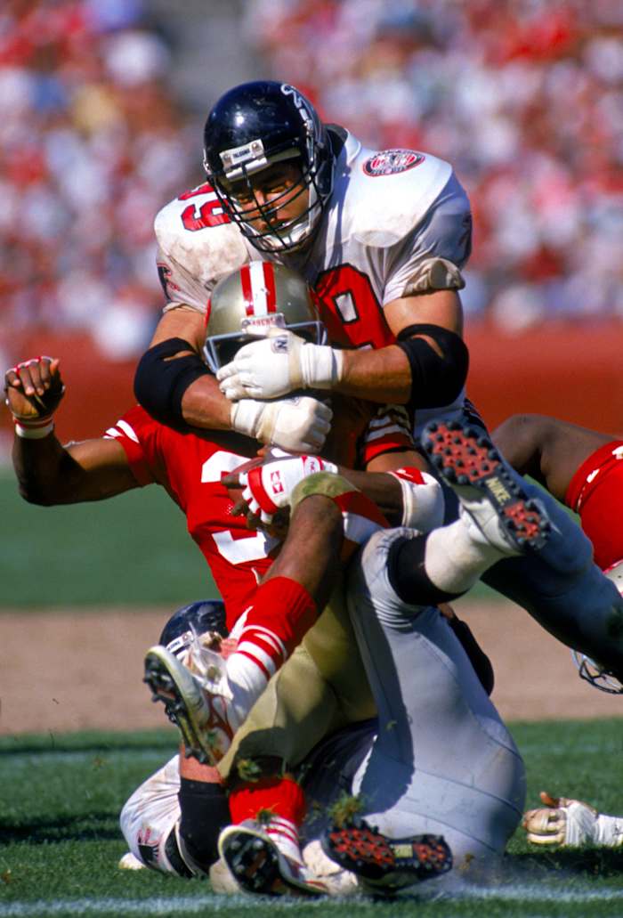 Green, pictured in 1990, sniffed success rarely in Atlanta, where he suffered through seven losing seasons out of eight.